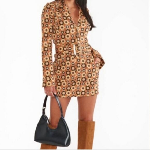 SHOW ME YOUR MUMU Aurora Outlaw Long Sleeve Denim Dress - Picture 1 of 7